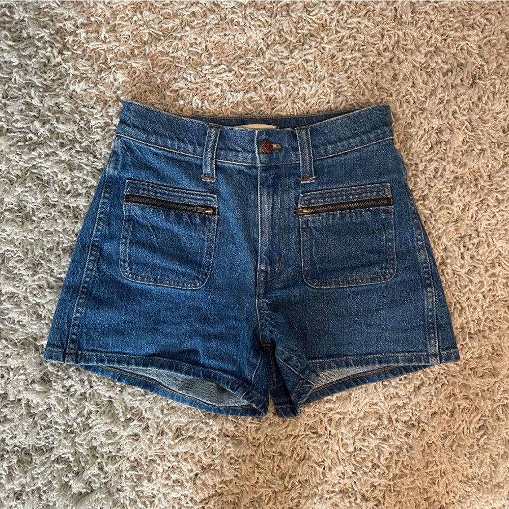 Madewell Zip Pocket Denim Shorts